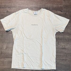 Cream Short Sleeve Men's Tee